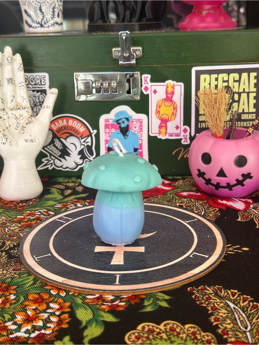 Witch’s Cauldron Mushroom Candle